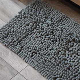 Tappeto da bagno con riccioli in morbida microfibra 60x120 Paffutello Fancy Home 